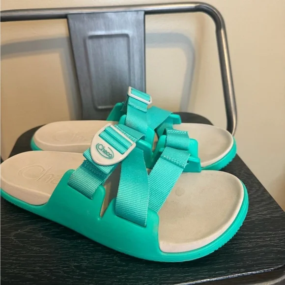 Chaco Turquoise Sandals for Women - Picture 1 of 11